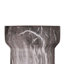Table de bout d'extérieur en ciment pour patio, jardin et intérieur, décor de faux terrazzo, petite table d'appoint ronde moderne
