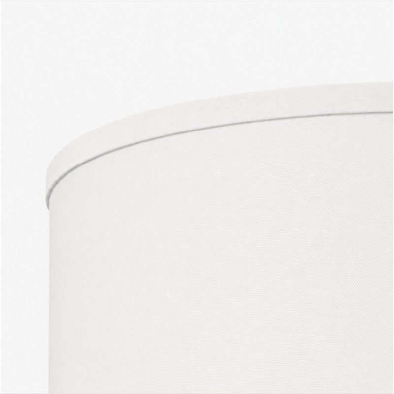 Abat-jour en lin pour ventilateur de plafond P 8 po x 15 po de diamètre + Ensemble d'adaptateur de ventilateur + Diffuseur (tout est nécessaire dans 1 boîte)