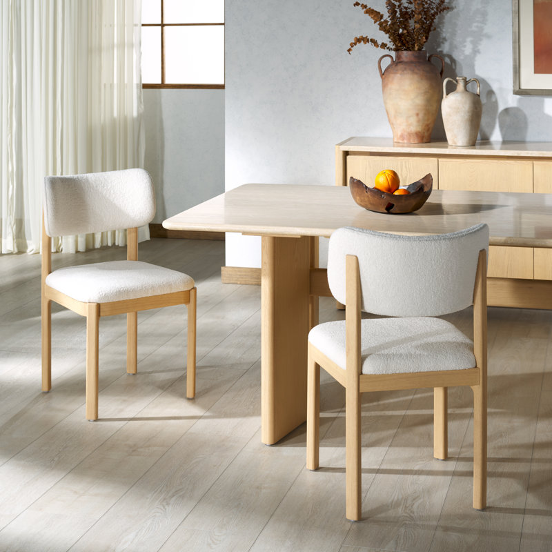 Chaise de salle à manger rembourrée Kestra