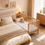 4-in-1 Round Spindle Guardrail Cot Bed -1055629769