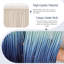 Grande décoration murale bohème en macramé Boho Dip Dye