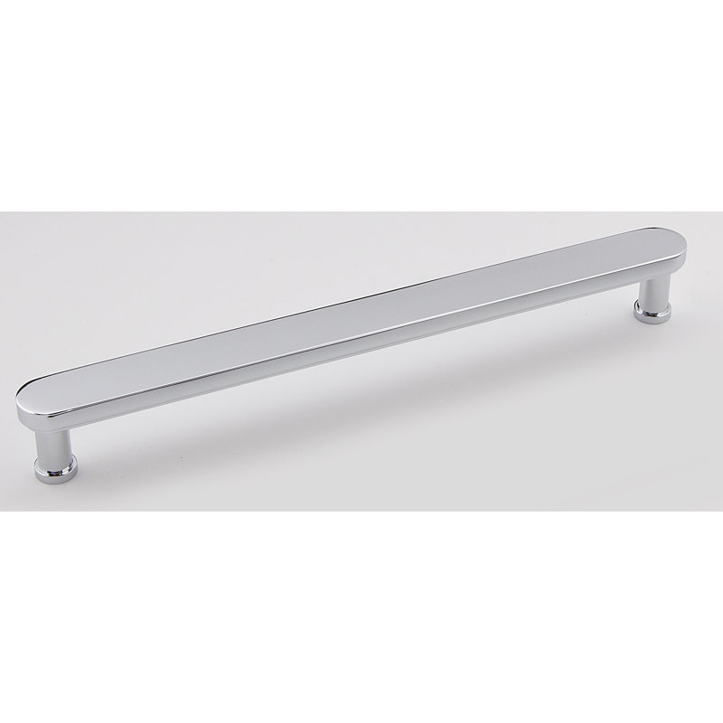 Moderne Bar pull, Polished Chrome, 8"