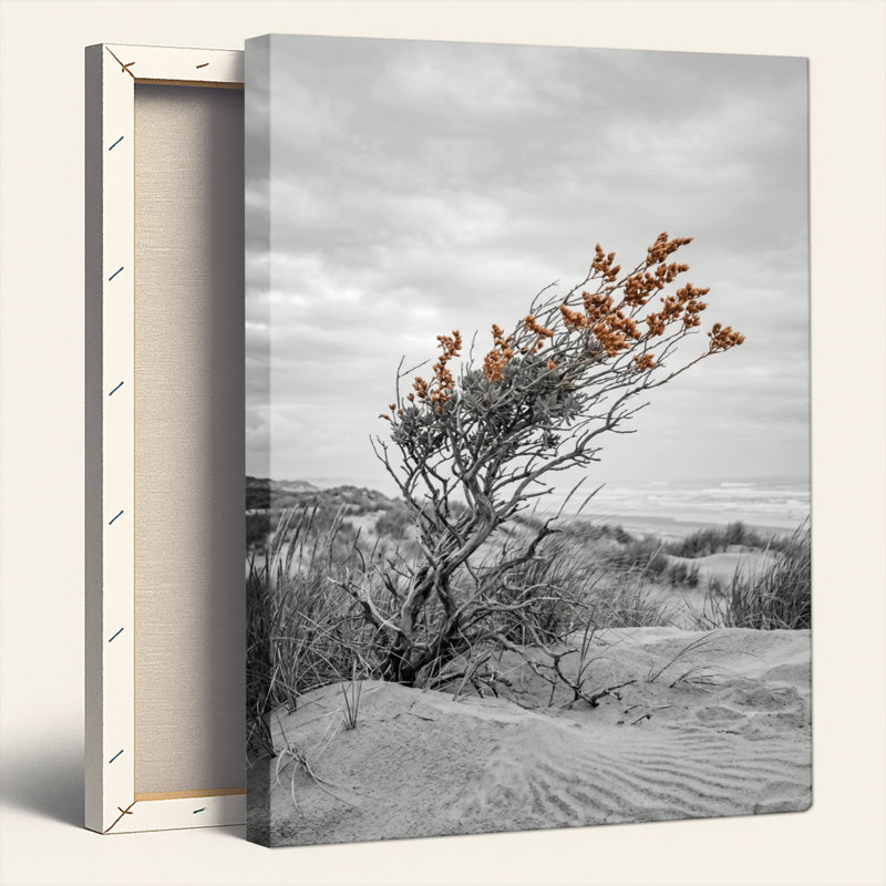 Ensemble de 1 tableau sur toile représentant un arbre du désert, H 24 po x l 16 po, Toile tendue
