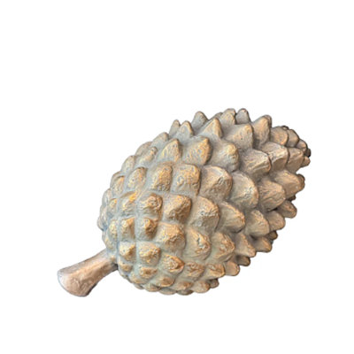 Large Pine Cone Decor Statue