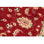 Tapis rouge / beige en laine Baccio