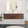 Cristo 72'' Wall Mounted Double Bathroom Vanity with Quartz Top