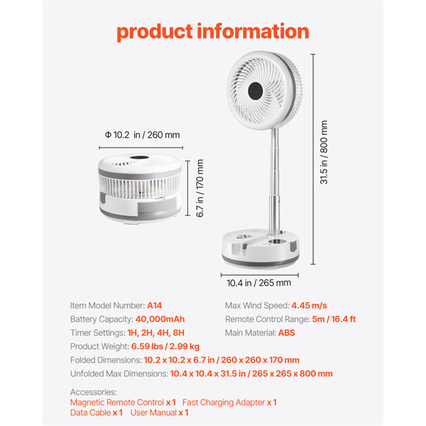 Dimensions du produit