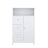 Modern Modern Bathroom Standing Storage Cabinet With 3 Drawers And 1 Door