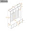 Armoire de vestibule de style moderne-129585433