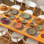 18 Piece Porcelain China Dinnerware Set - Service for 6 