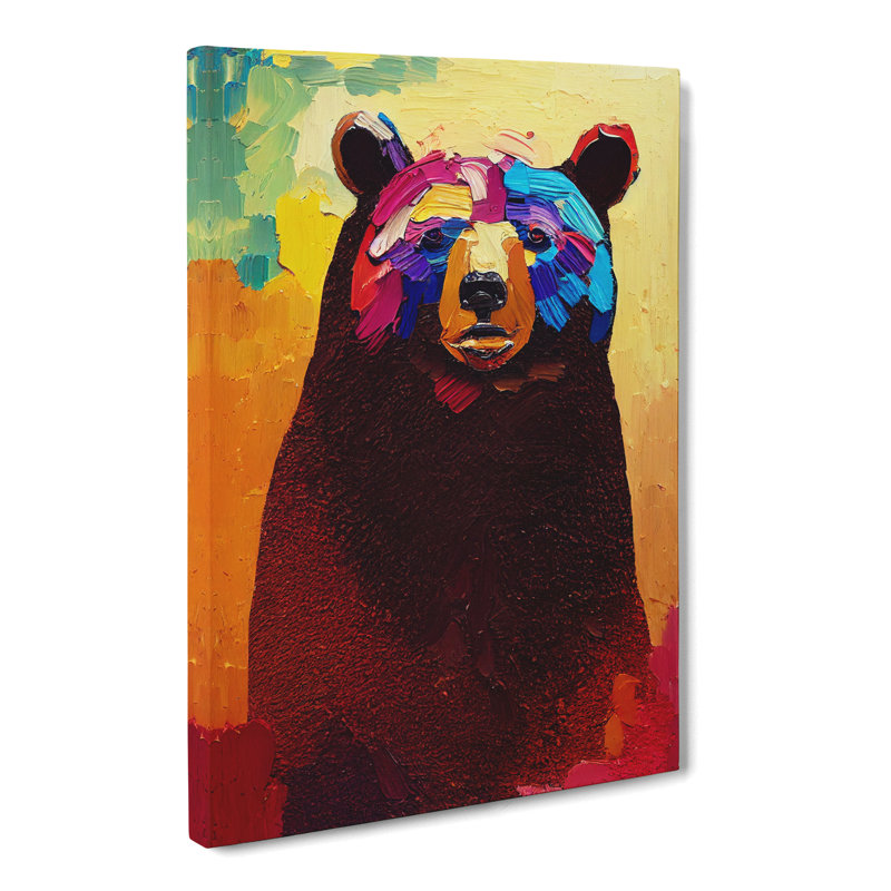 Bear Vol.1 - Wrapped Canvas, 60cm H x 40cm W x 3cm D