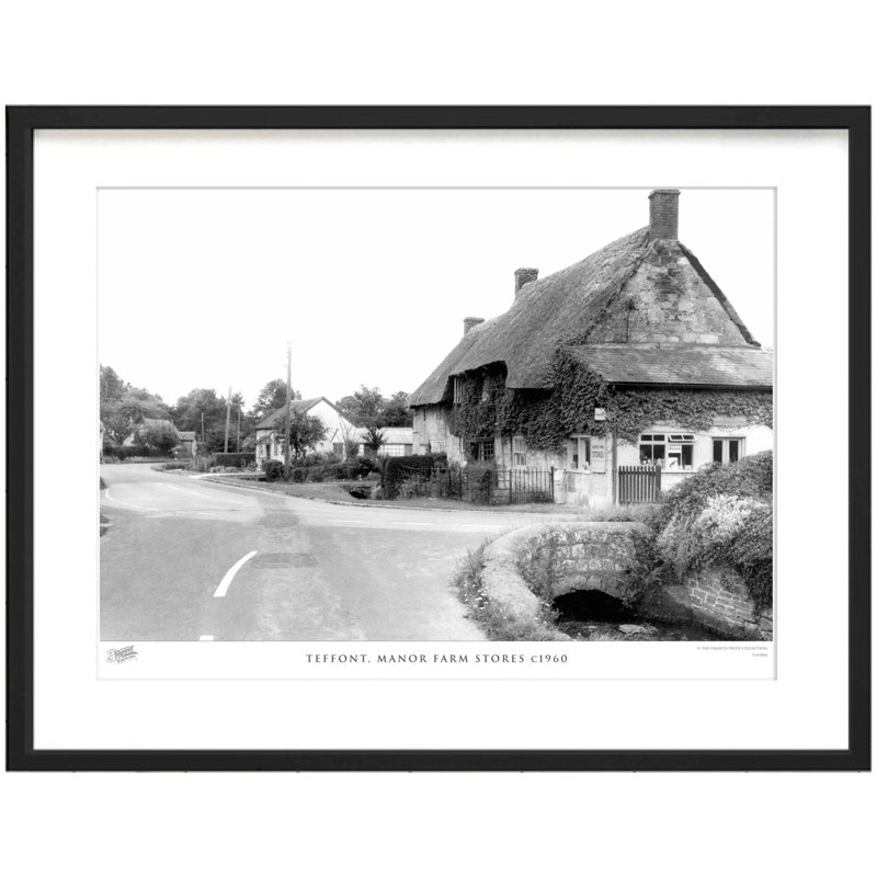 Teffont, Manor Farm Stores C1960 - Single Picture Frame Print, 45cm H x 60cm W x 2.3cm D