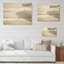 Sables du désert de rêves de sommeil - Minimalisme, art mural sur bois de pin naturel-1178902212