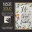 «Life is the Best», reproduction encadrée - bois massif-690609225-690609224