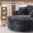 55" Barrel Accent Swivel Upholstered Chair – Compression-Waffle Chenille-1472487680