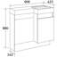 Bathroom Vanity with Integrated Composite Resin Basin-17437601