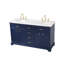 Ensemble de meuble-lavabo double 60 po Hermes-1138483685