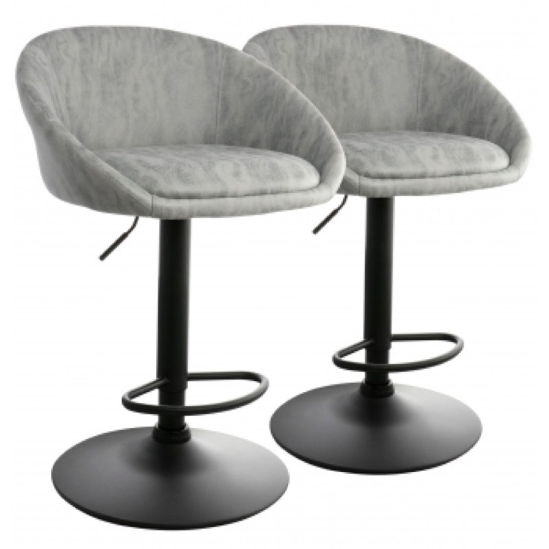 Tabouret de comptoir 2 pièces Tiffanle
