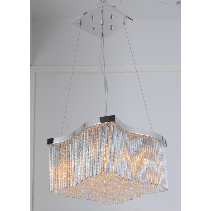 Darrion 8 - Light Dimmable Geometric Chandelier