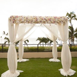 Hecis Pipe and Drape Backdrop Stand Kit 8ft x 10ft, Heavy Duty Wedding  Backdrop for Events Decoration Backdrop Frame