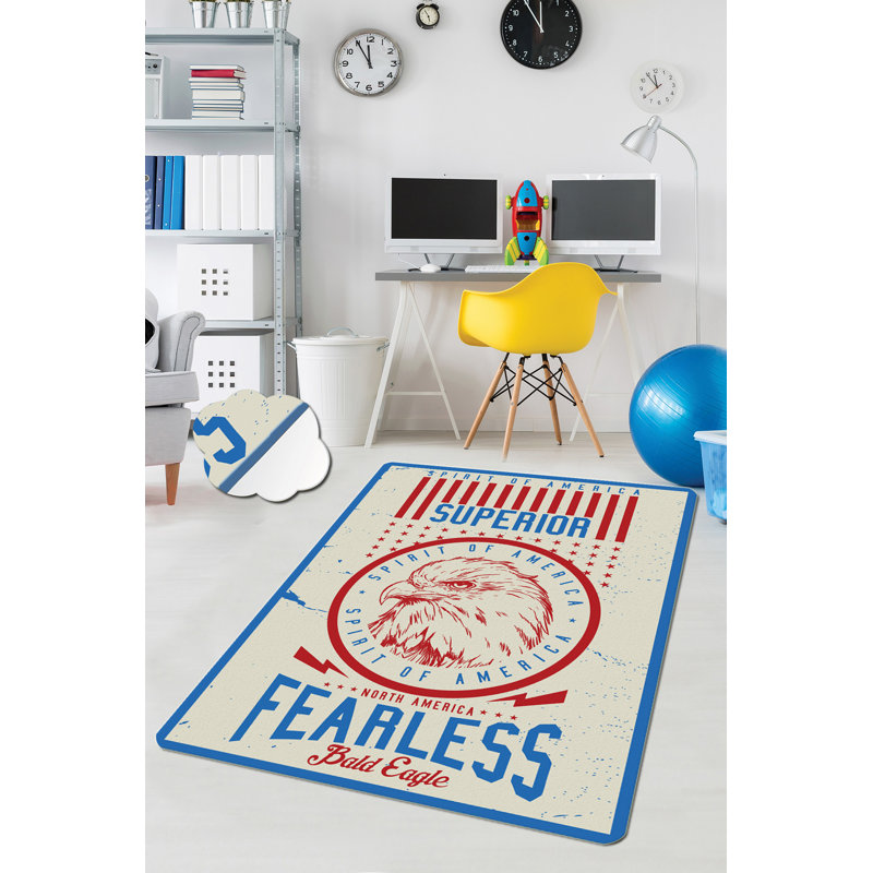 Tapis ivoire Carpet Fearless, Rectangle 2 pi 7 po x 3 pi 11 po
