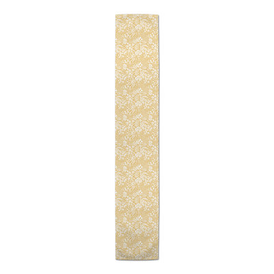 Floral Cotton Blend Table Runner