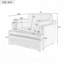 Fauteuil d'appoint rembourré en polyester surdimensionné 37 po avec dossier rembourré-1775088394