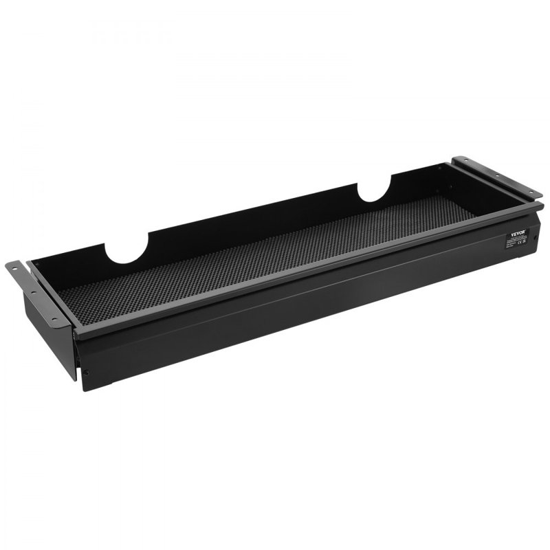 Under Desk Drawer Organizer Slide-out Drawer Space Saver for Home Office, 10.7cm H x 84cm W x 24cm D