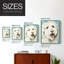 Labradoodle II, reproduction encadrée - bois massif-1507381192-1507381200