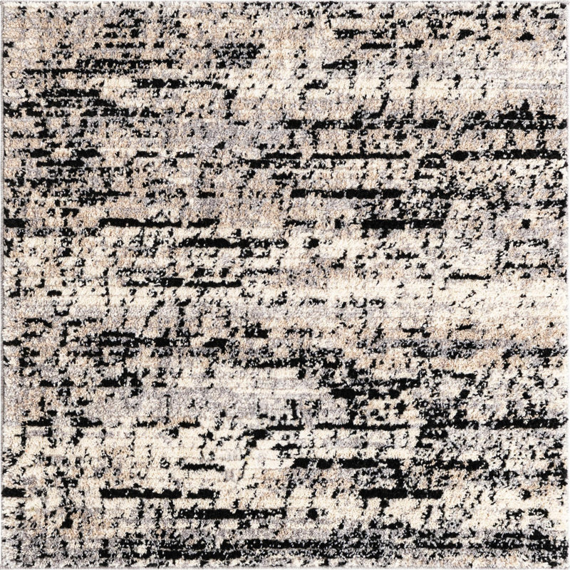 Tucson Abstract Indoor Rug, Square 4'
