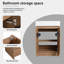 Meuble-lavabo simple avec plateau en résine Daive-1221742003