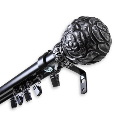 Ringler Steel Single Curtain Rod