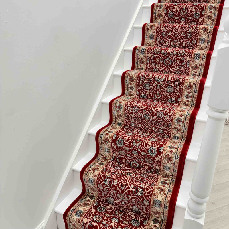 Stair Runner Damask Area Rug, Stair Runner 66 x 450 cm