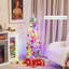 Lighted Artificial Pine Christmas Tree-1534819878