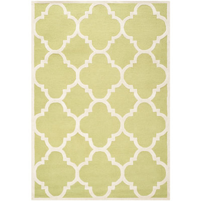 Cannen Hand Tufted Wool Geometric Rug
