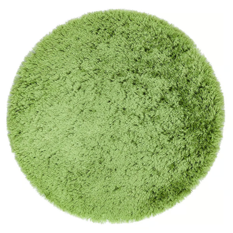 Tapis rond en coton Tulisia, Rond 3 pi 11 po