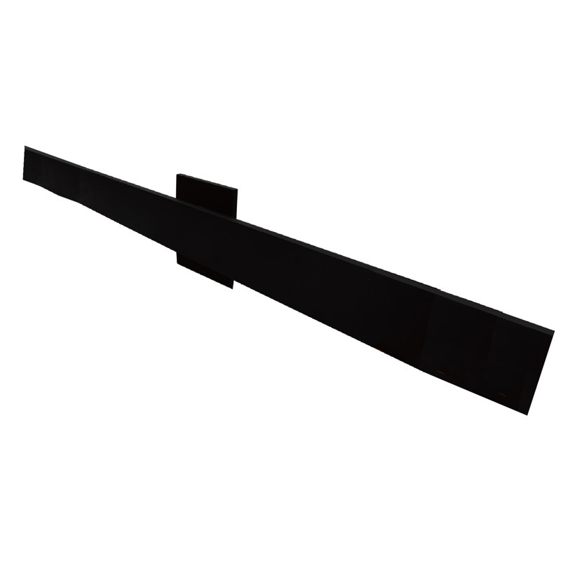 Applique murale d'extérieur Mahean noir mat 36 po, H 3,15 po x l 36 po x P 2,36 po, 36 W