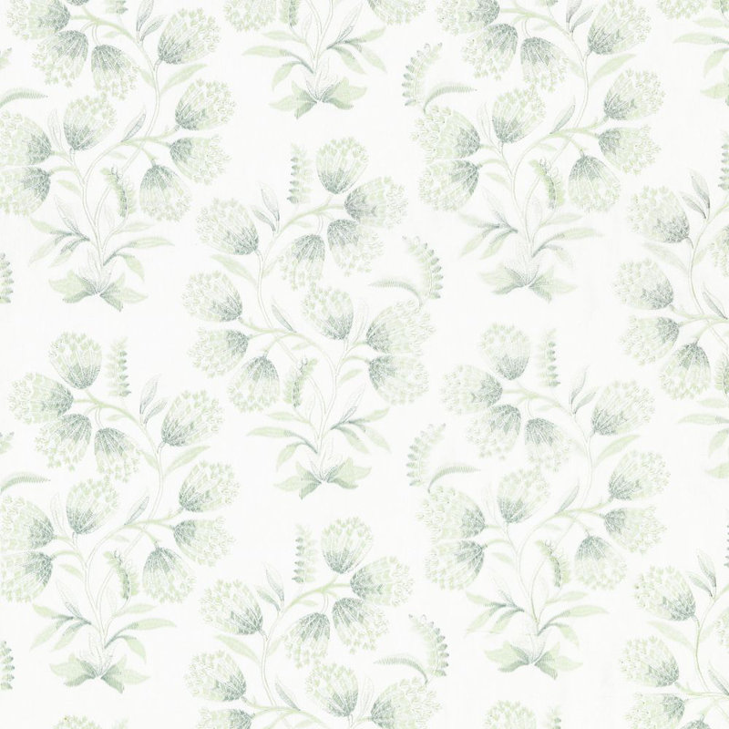 Tissu brodé Pacifica Hana, Eucalyptus