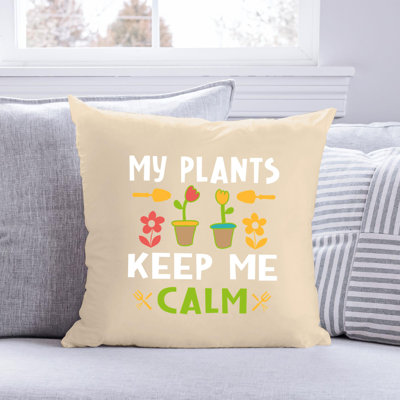 Citation amusante «Garden Lover» 849 - Coussin décoratif inclus