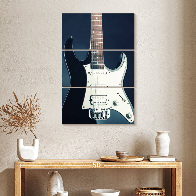 Guitare moderne Abarca BW, H 38 po x l 24 po