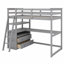 Lit mezzanine avec bureau et tablettes-468828378