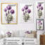 Rustique mauve et Whitethistle - chardon, art mural-668501004-668501110