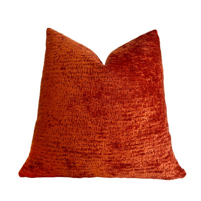 Solid Chenille Throw Pillow Cover