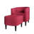 Upholstered Armchair and Ottoman Set-886041667