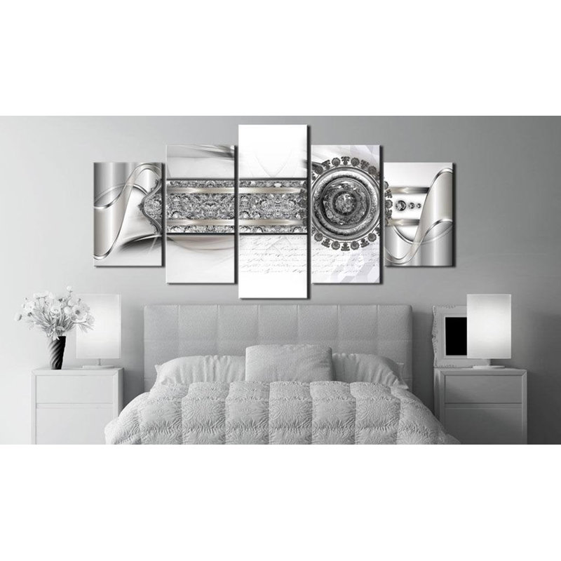 Ceinture de diamant sur toile, 5 pièces, H 40 po x l 80 po x P 0,7 po