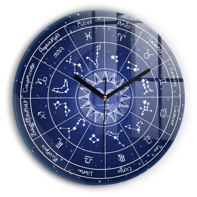Glass Wall Clock