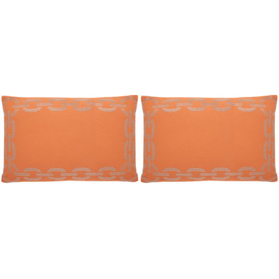  Paisley Cotton Throw Pillow