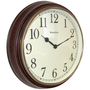 Horloge murale ronde 15,5"