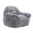 Bean Bag Chair, Comfy Bean Bag Sofa with Back Support, Faux Fur Bean Bag Chair for Adults and Kids, Stuffed Floor Sofa for Living Room, Bedroom, Apartment, Grey-796701067