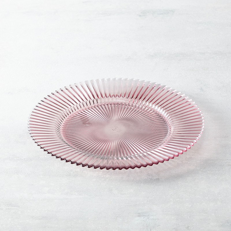 Fortessa Archie Glass Charger (Set of 4), Pink